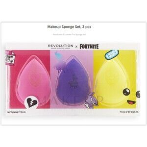 Makeup Revolution x FORTNITE Character Trio Blending Sponge Set